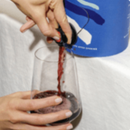 Drink outside the bottle